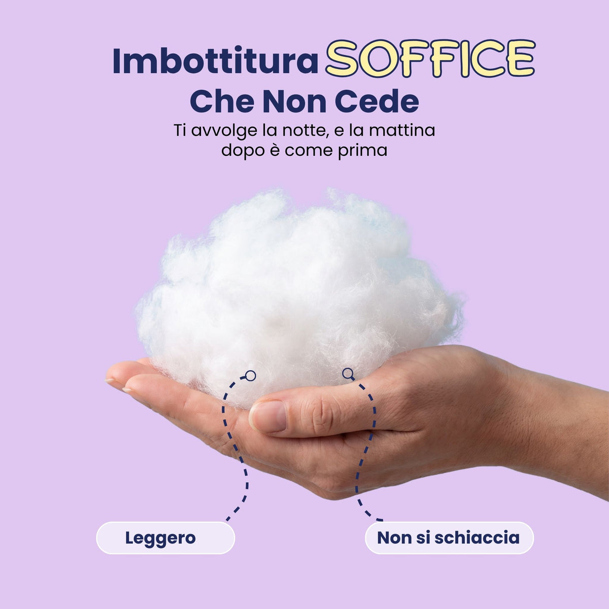 Cuscino per dormire su un fianco
