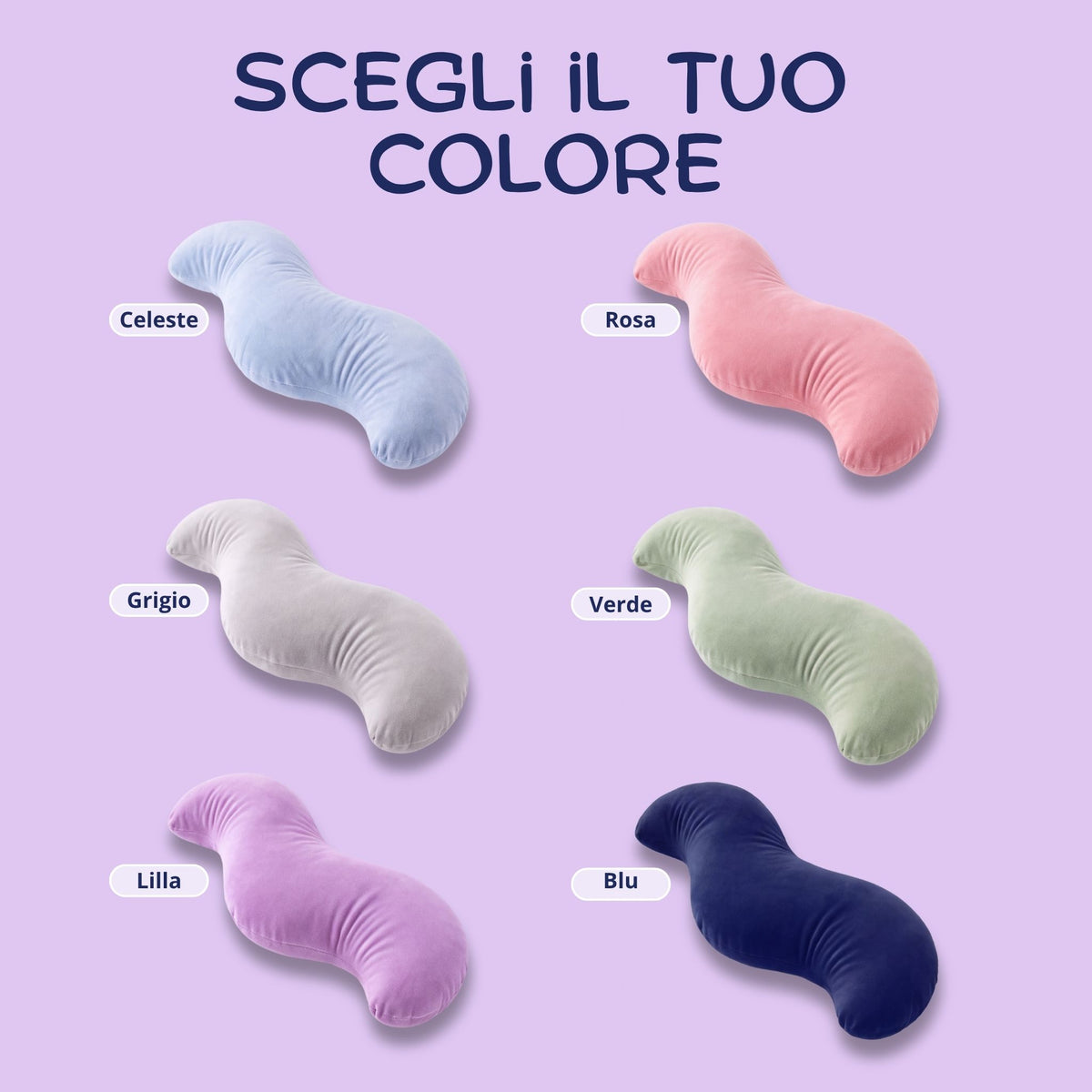 Cuscino per dormire su un fianco